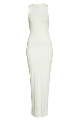 SKIMS Soft Lounge Rib Cutout Nightgown in Marble