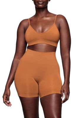 SKIMS Soft Smoothing Seamless Shorts in Copper