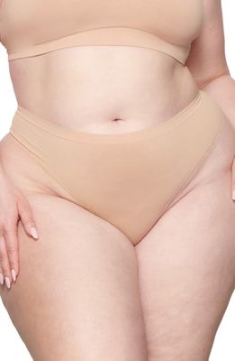SKIMS Soft Smoothing Thong in Clay