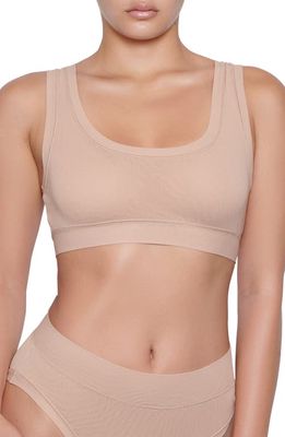 SKIMS Summer Mesh Scoop Bralette in Clay