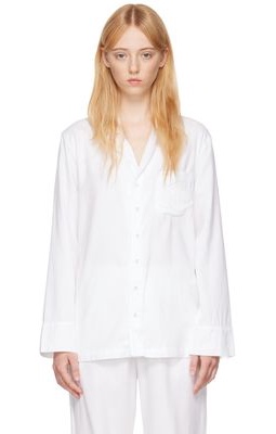 SKIMS White Hotel Pyjama Shirt