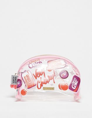 Skinnydip x Cherry Coke crescent make up bag-Multi