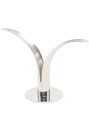 Skultuna sculptural candel holder - Silver