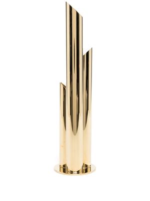 Skultuna Tatlin metallic-finish vase - Gold