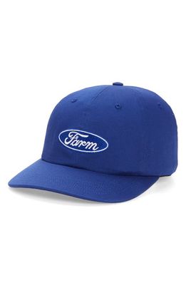 Sky High Farm Workwear Gender Inclusive Farm Baseball Cap in Blue