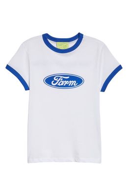 Sky High Farm Workwear x Quil Lemons Farm Organic Cotton Graphic T-Shirt in White