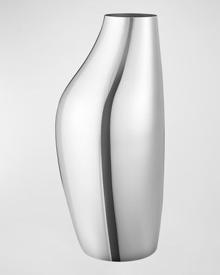 Sky Stainless Steel Floor Vase, 18"
