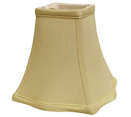 Slant Fancy Square Softback Lampshade with Wash er Fitter SI05