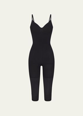 Sleeveless Shaping Mid-Calf Catsuit