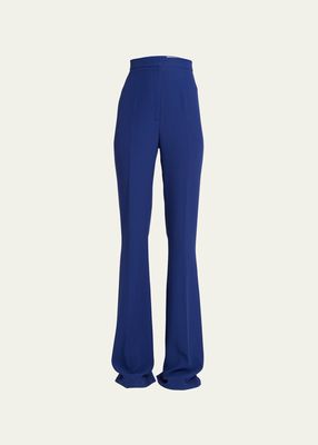 Slim-Fit Bootcut Trousers