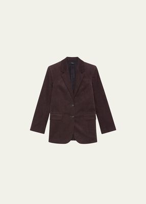 Slim Tailored Wool-Blend Jacket