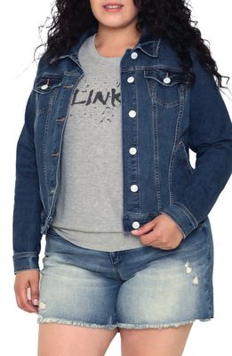 SLINK Jeans Denim Trucker Jacket in Aniyah