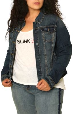 SLINK Jeans Denim Trucker Jacket in Ember