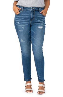 SLINK Jeans High Waist Ankle Skinny Jeans in Edith
