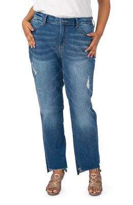 SLINK Jeans High Waist Straight Leg Jeans in Mabel
