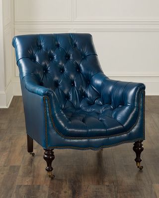 Sloane Tufted Leather Chair