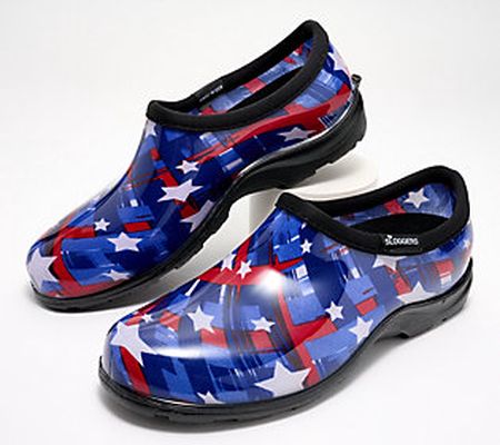 Sloggers Waterproof Patriotic Brushstrokes Garden Shoes