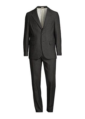 Sloop Wool-Cotton Single-Breasted Suit