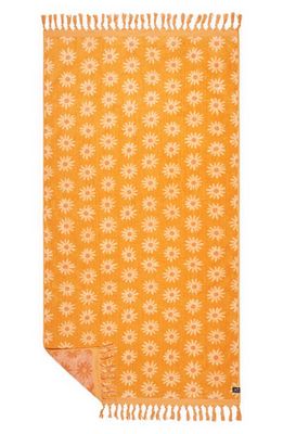 Slowtide Dandy Fringed Towel in Orange