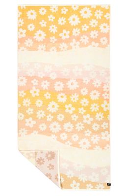 Slowtide Joplin Floral Cotton Towel in Neutral