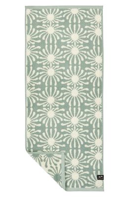 Slowtide Up at Dawn Cotton Hand Towel in Sage