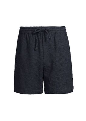 Slubbed Drawstring Shorts
