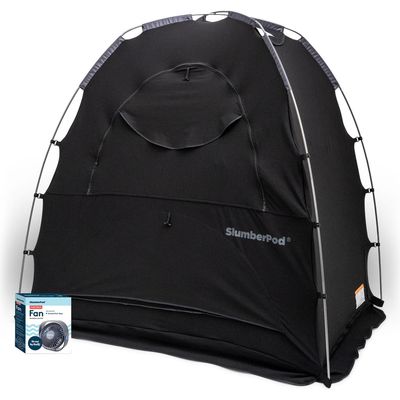 SlumberPod Blackout Sleep Tent & Portable Fan Set 