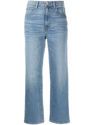SLVRLAKE cropped straight-leg jeans - Blue