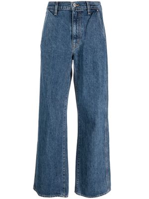 SLVRLAKE Grace high-rise wide-leg jeans - Blue