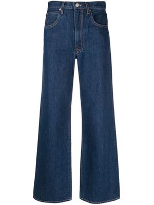 SLVRLAKE Grace wide-leg cotton jeans - Blue