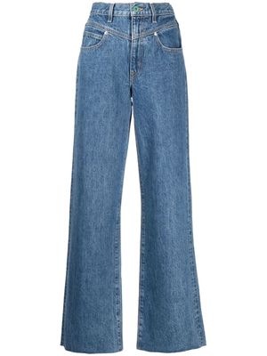 SLVRLAKE Grace wide-leg jeans - Blue