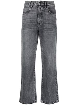 SLVRLAKE high-rise wide-leg jeans - Grey