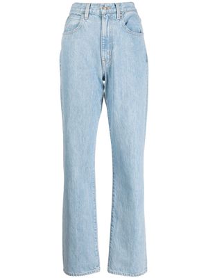 SLVRLAKE London mid-rise straight-leg jeans - Blue