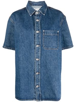 SLVRLAKE short-sleeved denim shirt - Blue