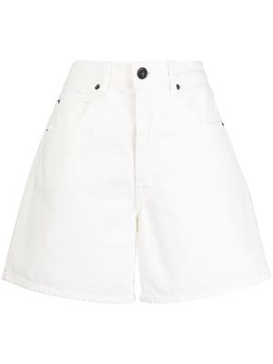 SLVRLAKE thigh-length denim shorts - White