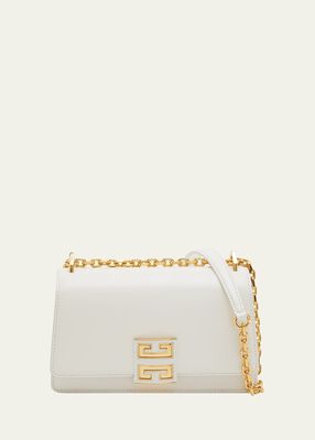 Small 4G Shoulder Bag in Leather with Sliding Chain Strap