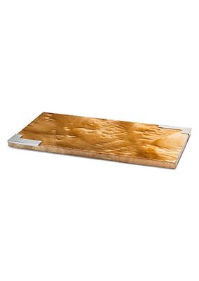 Small Burl Veneer Serving Tray