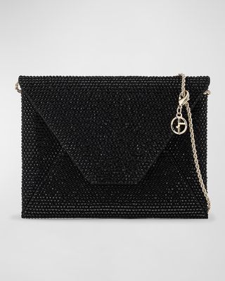 Small Envelope Crystal Clutch Bag