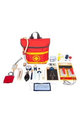 SMALL FOOT Emergency Backpack Playset in Multi