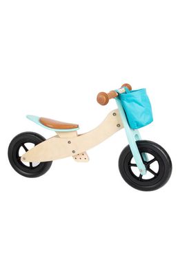 SMALL FOOT Maxi 2-in-1 Wood Training Bike/Trike in Blue