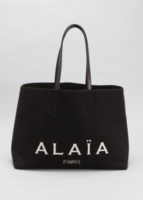 Small Logo East-West Tote Bag