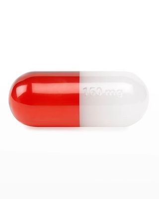 Small Red Acrylic Pill