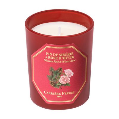 Small Scented Candle-Siberian Pine & Winter Rose , 70g