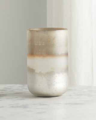 Small Seabrook Glass Vase - 10"