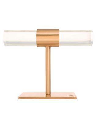 Small T-Bar Jewelry Stand in Rose Gold