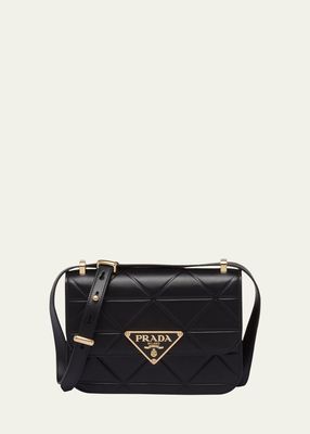 Small Triangle Quilted Shoulder Bag