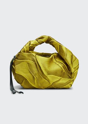 Small Twisted Top-Handle Bag