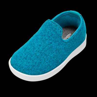 Smallbirds Wool Slip On Shoes, Little Kids - Thrive Teal, Toddler Size 10T