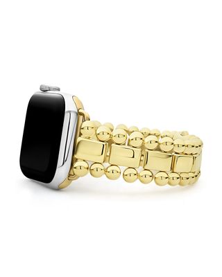 Smart Caviar 18k Gold Apple Watch Bracelet, 38-44mm