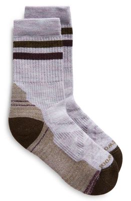 Smartwool Hike Light Cushion Crew Socks in Purple Eclipse